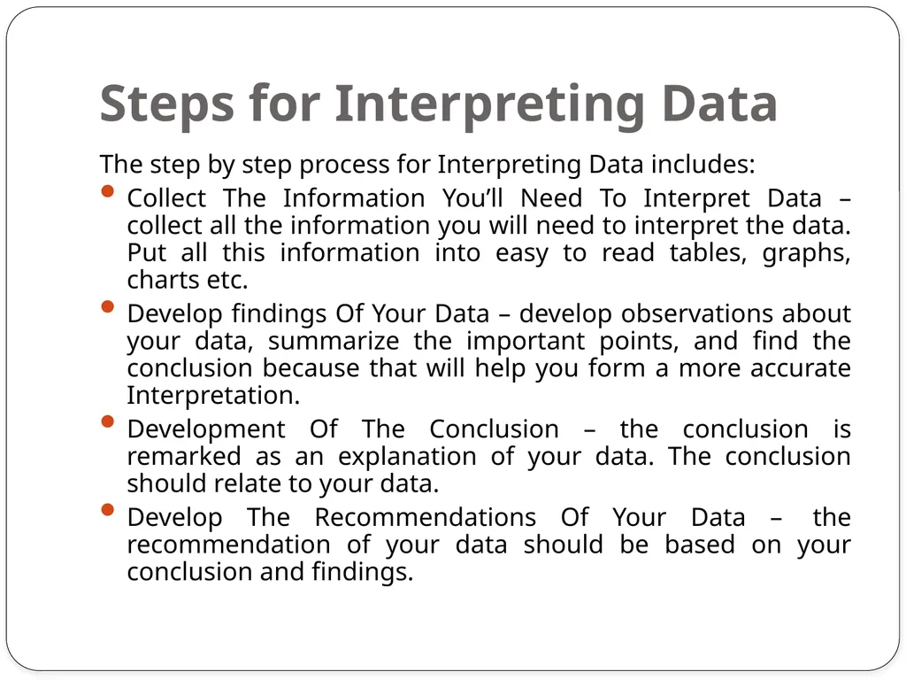 Data Interpretation Data Interpretation Data - slide 4 of 5