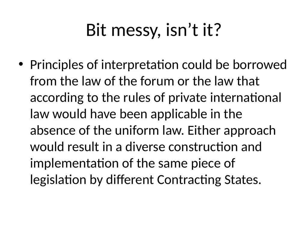 Proper Interpretation “Rectae interpretationis - slide 29 of 65