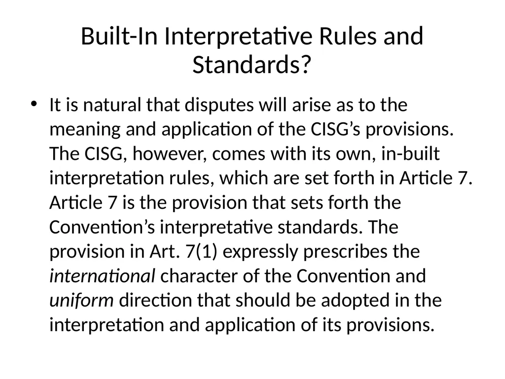 Proper Interpretation “Rectae interpretationis - slide 19 of 65