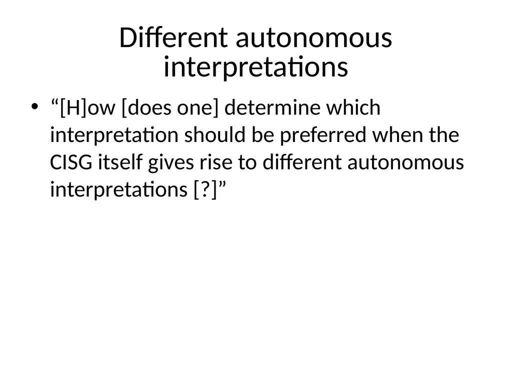 Proper Interpretation “Rectae interpretationis - slide 50 of 65