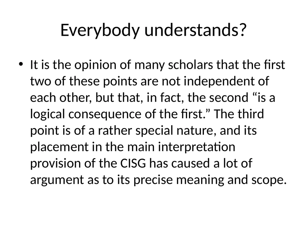 Proper Interpretation “Rectae interpretationis - slide 25 of 65