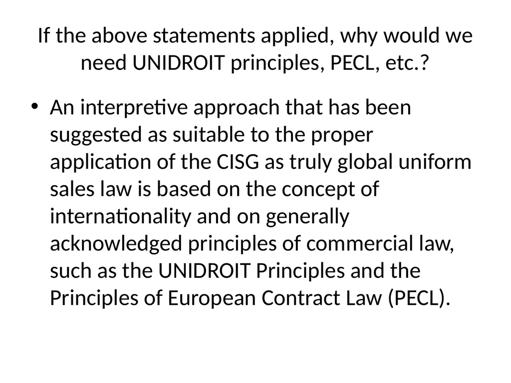 Proper Interpretation “Rectae interpretationis - slide 21 of 65