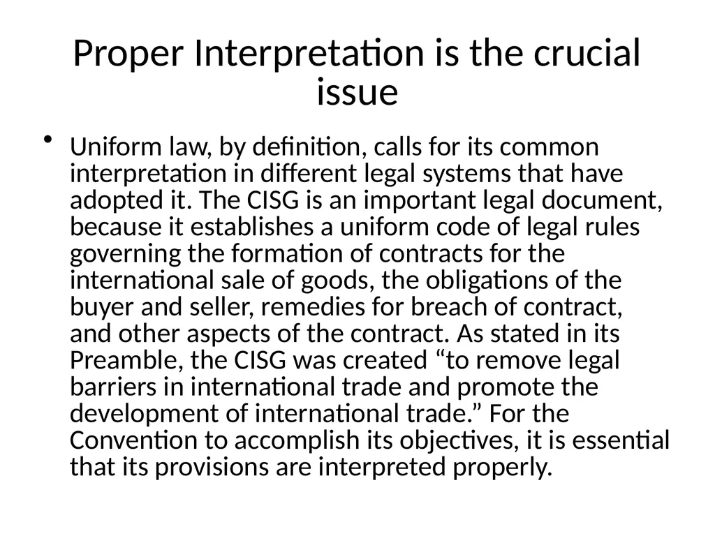Proper Interpretation “Rectae interpretationis - slide 16 of 65