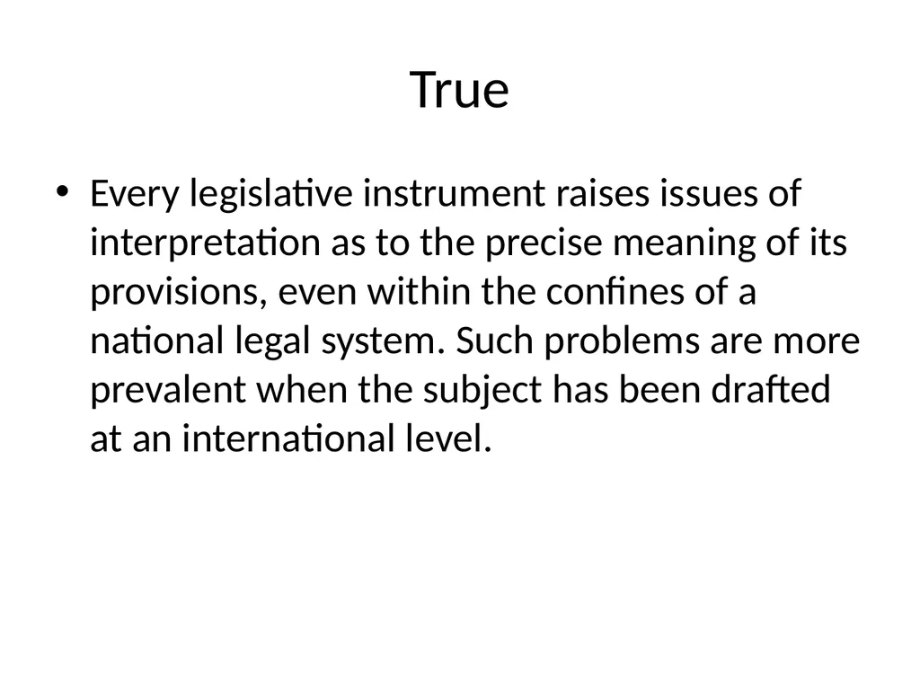 Proper Interpretation “Rectae interpretationis - slide 26 of 65
