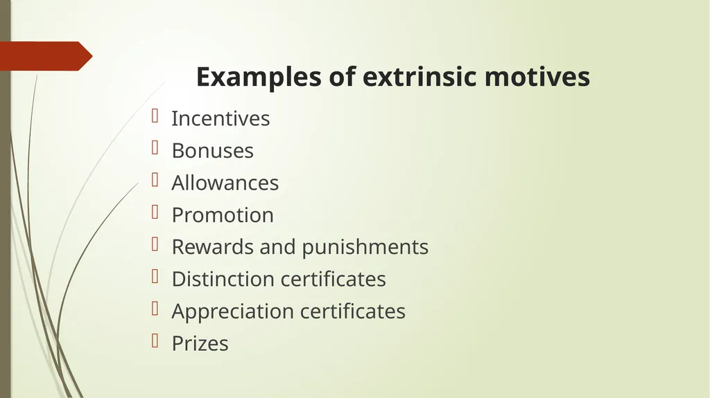 Motivation and its types Zainab Khalid (Clinical - slide 18 of 20