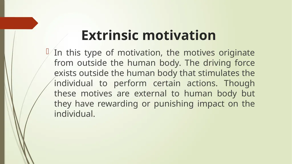 Motivation and its types Zainab Khalid (Clinical - slide 17 of 20