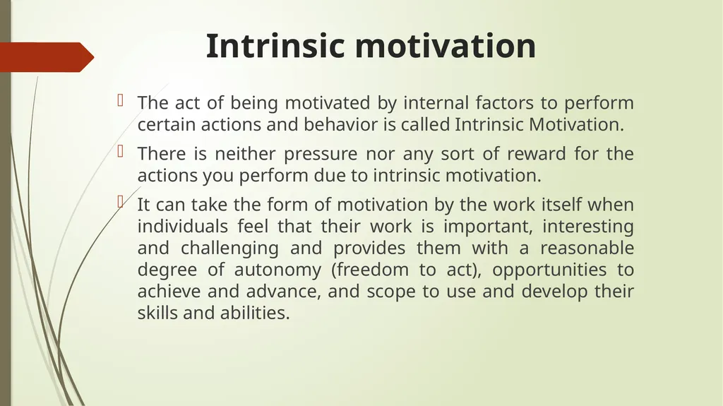 Motivation and its types Zainab Khalid (Clinical - slide 16 of 20