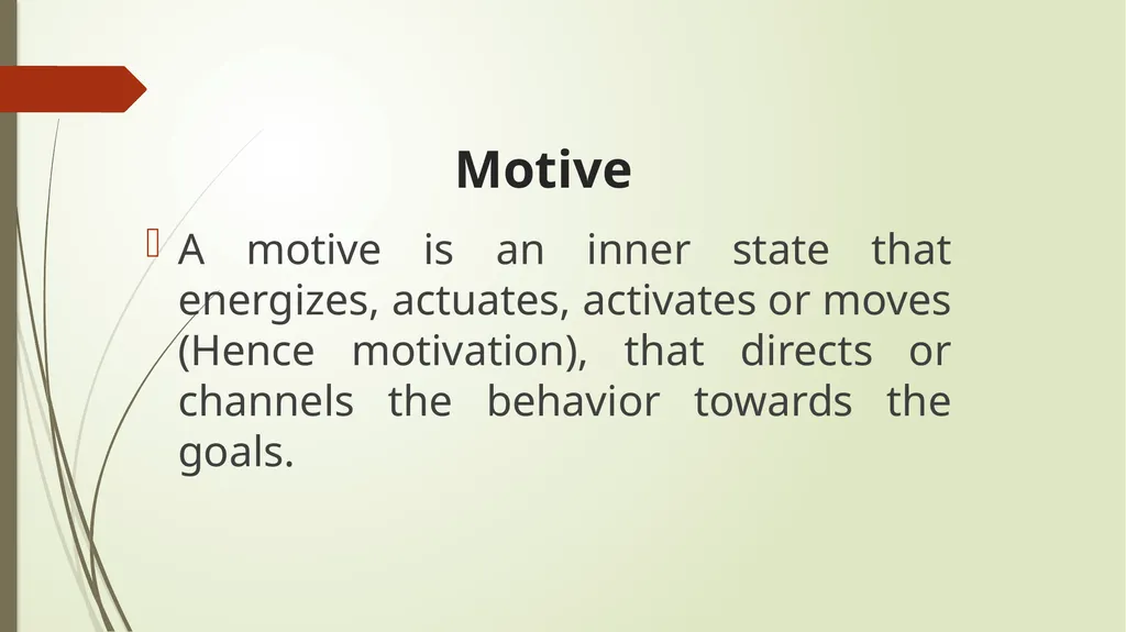 Motivation and its types Zainab Khalid (Clinical - slide 5 of 20