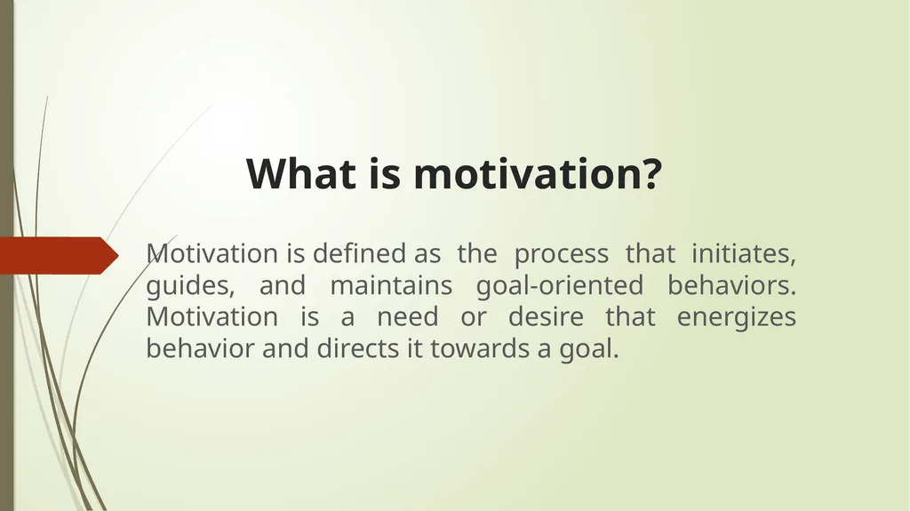 Motivation and its types Zainab Khalid (Clinical - slide 3 of 20