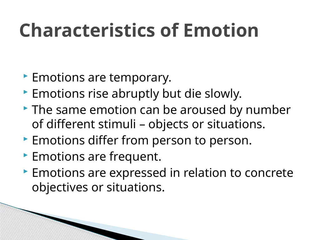 Emotional Development Etymologically, the word - slide 9 of 15