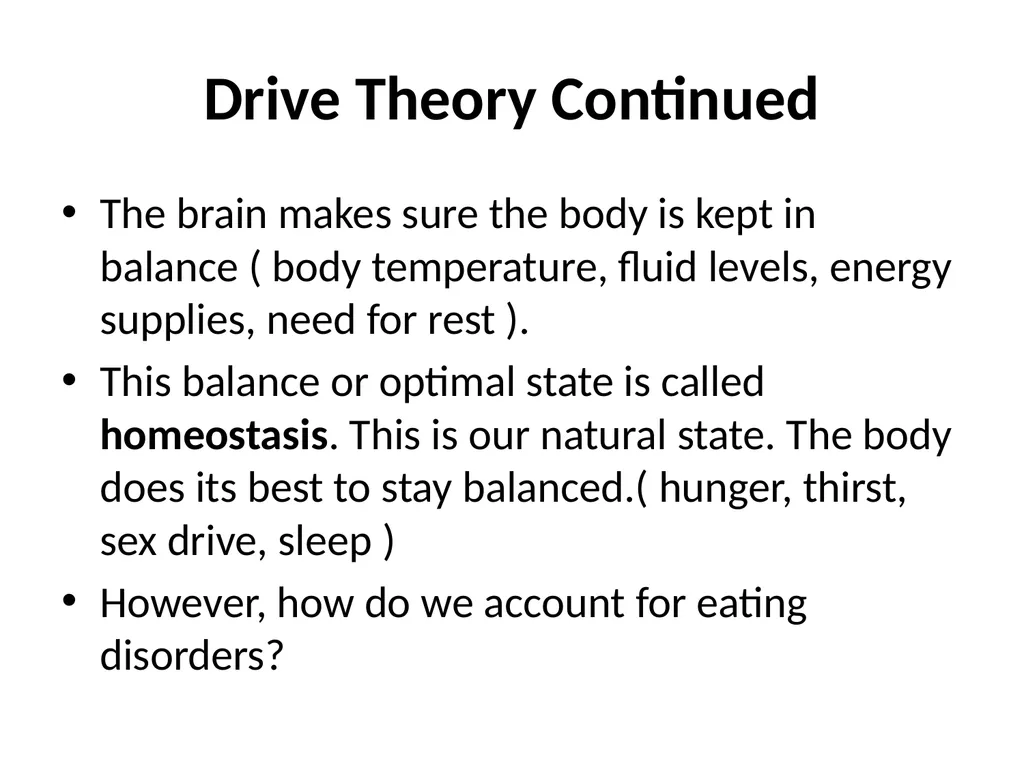 Motivation and Emotion What is Motivation? The - slide 13 of 27
