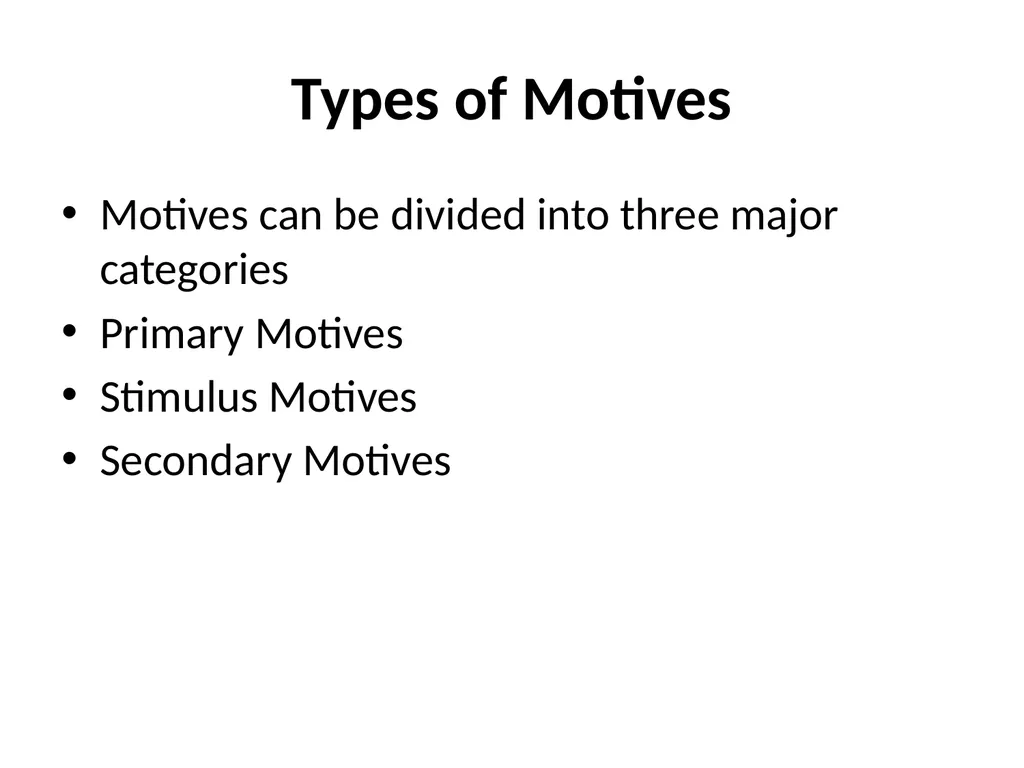 Motivation and Emotion What is Motivation? The - slide 5 of 27