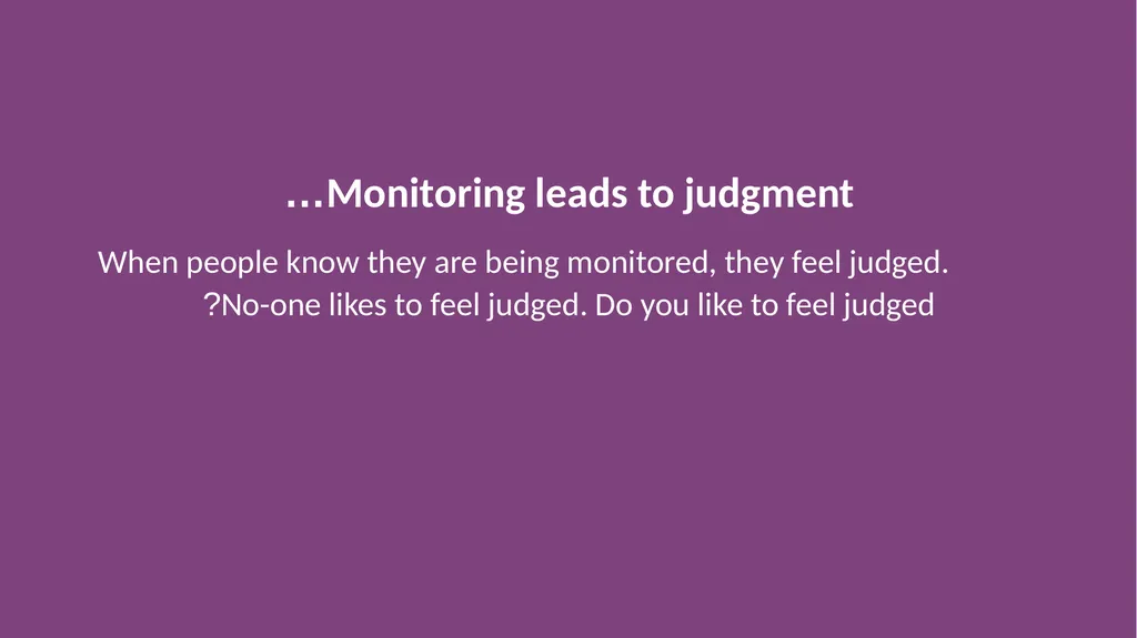 The Downward Spiral of Measuring People’s - slide 5 of 9