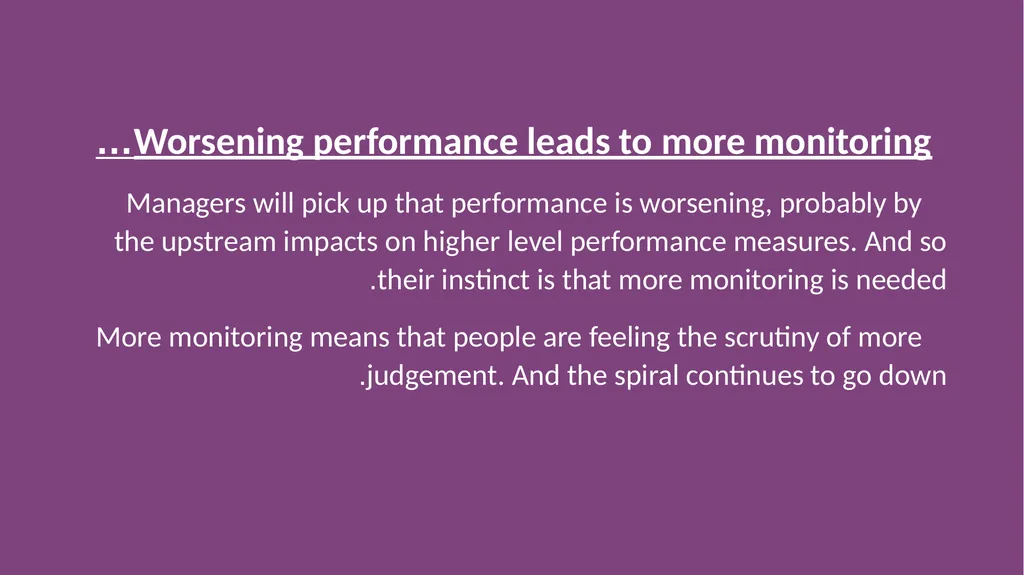 The Downward Spiral of Measuring People’s - slide 9 of 9