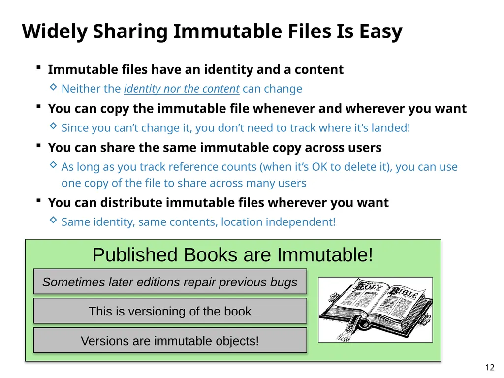 Immutability Changes Everything! October 10, 2012 - slide 12 of 36