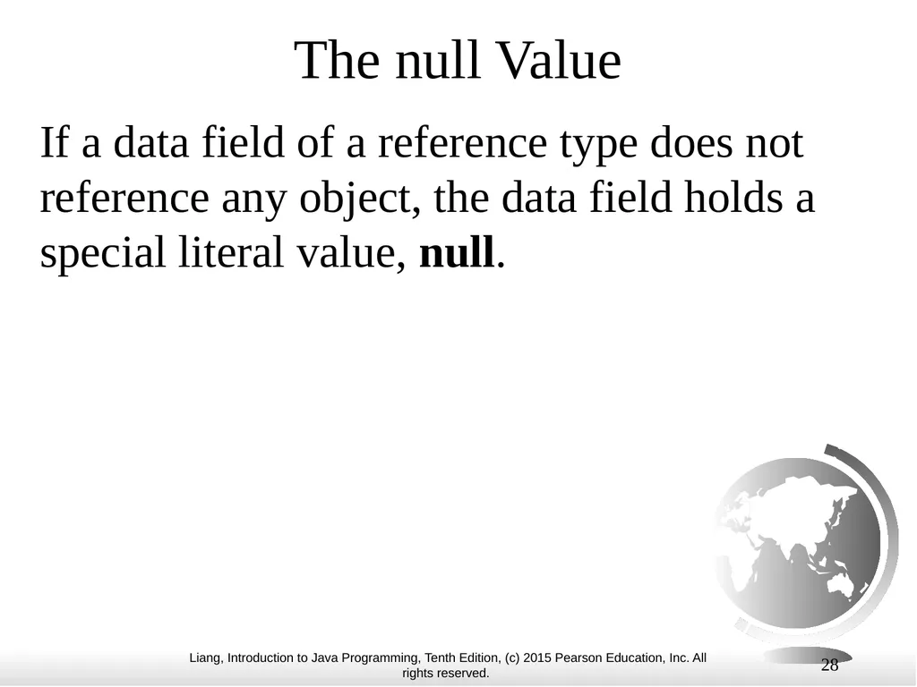 1 Chapter 10 Objects and Classes CS1: Java - slide 28 of 65