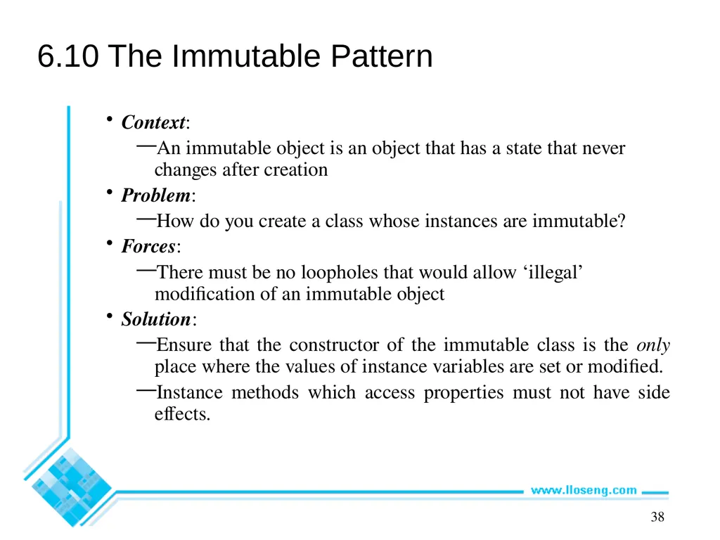 Object-Oriented Software Engineering Practical - slide 23 of 23