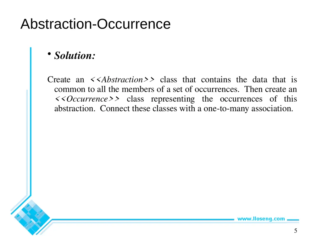 Object-Oriented Software Engineering Practical - slide 5 of 23
