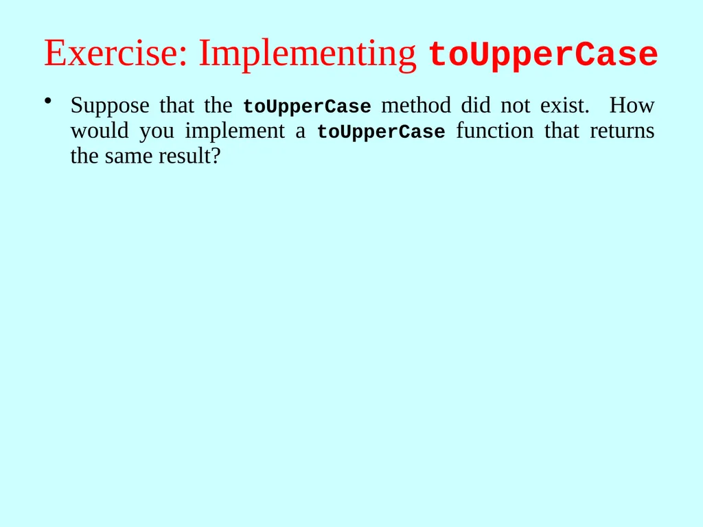 Strings in JavaScript Eric Roberts and Jerry Cain - slide 17 of 21