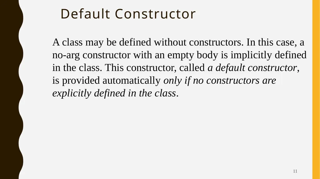 Introduction To Objects Oriented Programming - slide 11 of 53