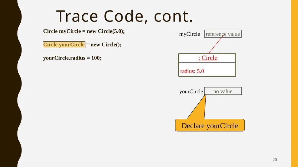 Introduction To Objects Oriented Programming - slide 20 of 53