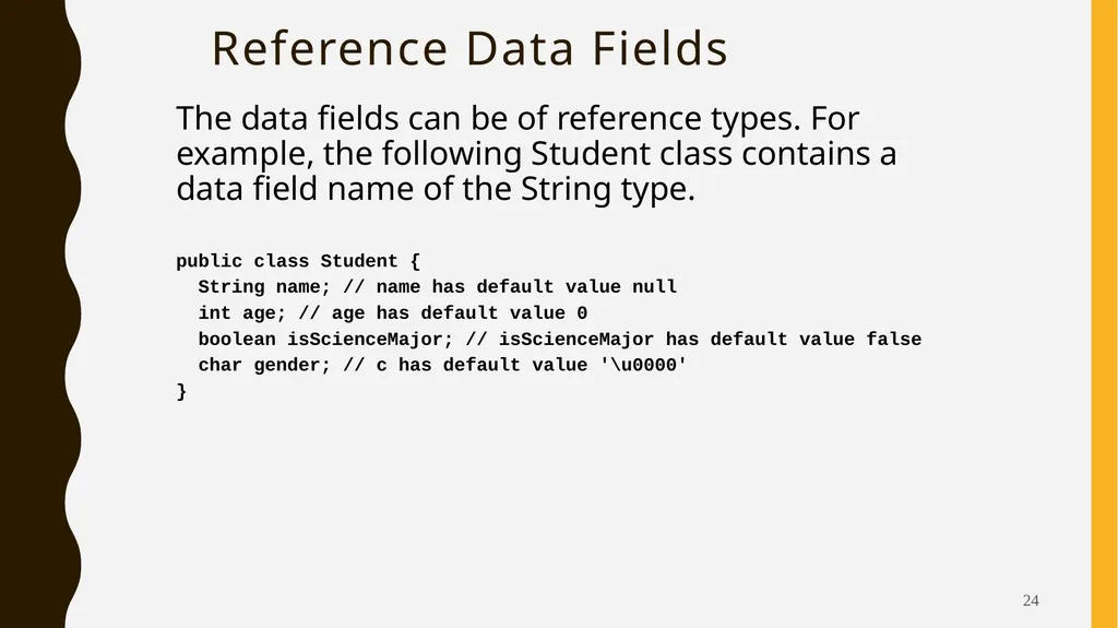 Introduction To Objects Oriented Programming - slide 24 of 53