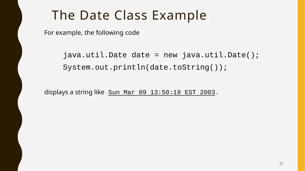 Introduction To Objects Oriented Programming - slide 31 of 53