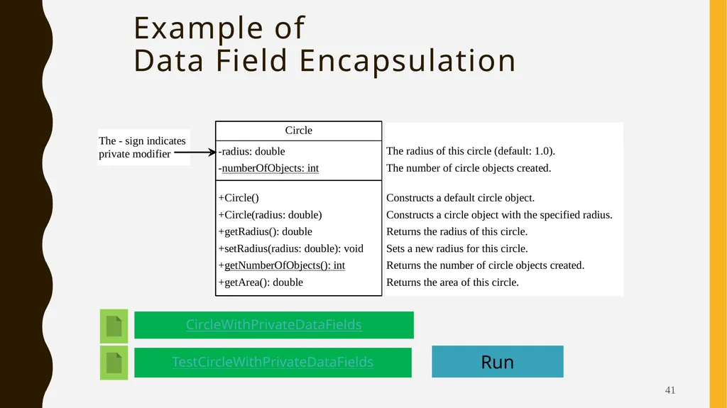 Introduction To Objects Oriented Programming - slide 41 of 53