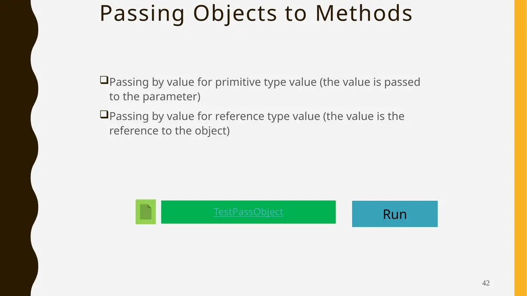 Introduction To Objects Oriented Programming - slide 42 of 53