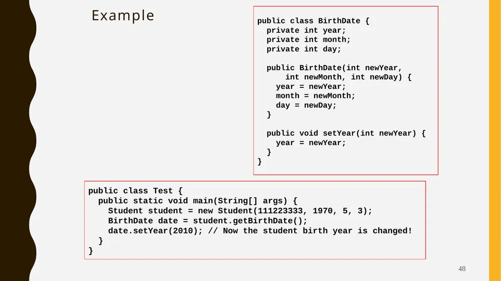 Introduction To Objects Oriented Programming - slide 48 of 53