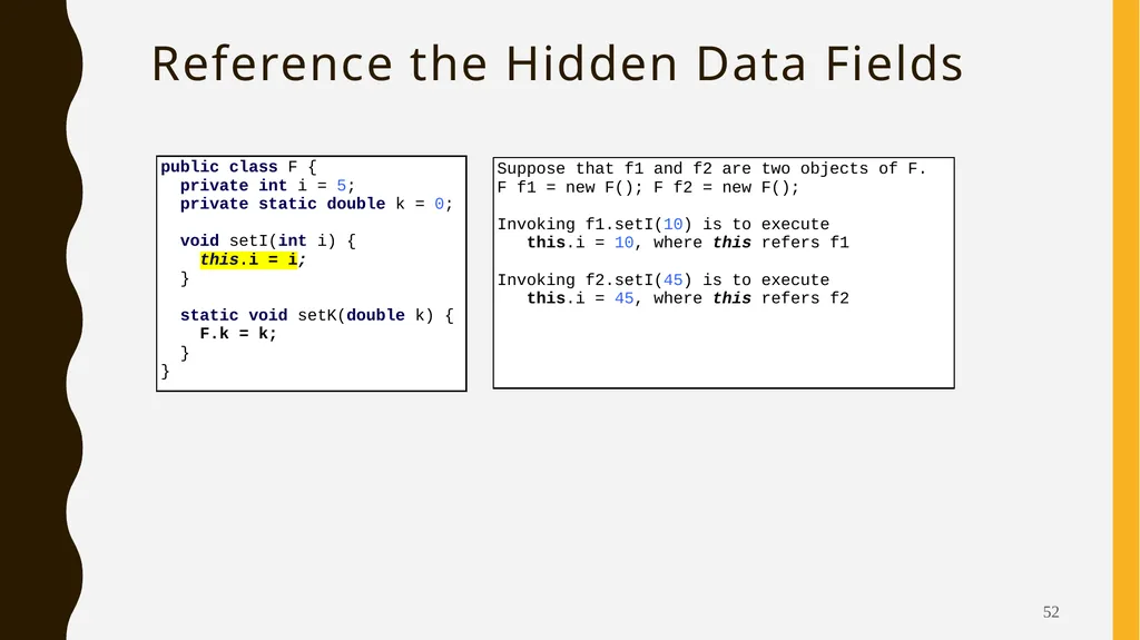 Introduction To Objects Oriented Programming - slide 52 of 53