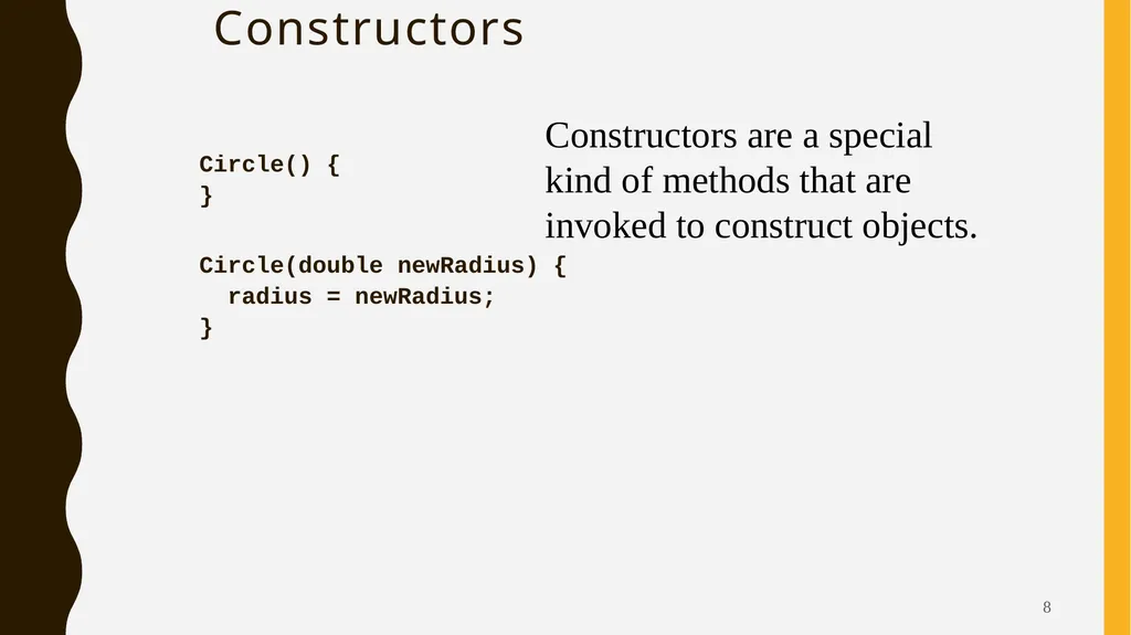 Introduction To Objects Oriented Programming - slide 8 of 53