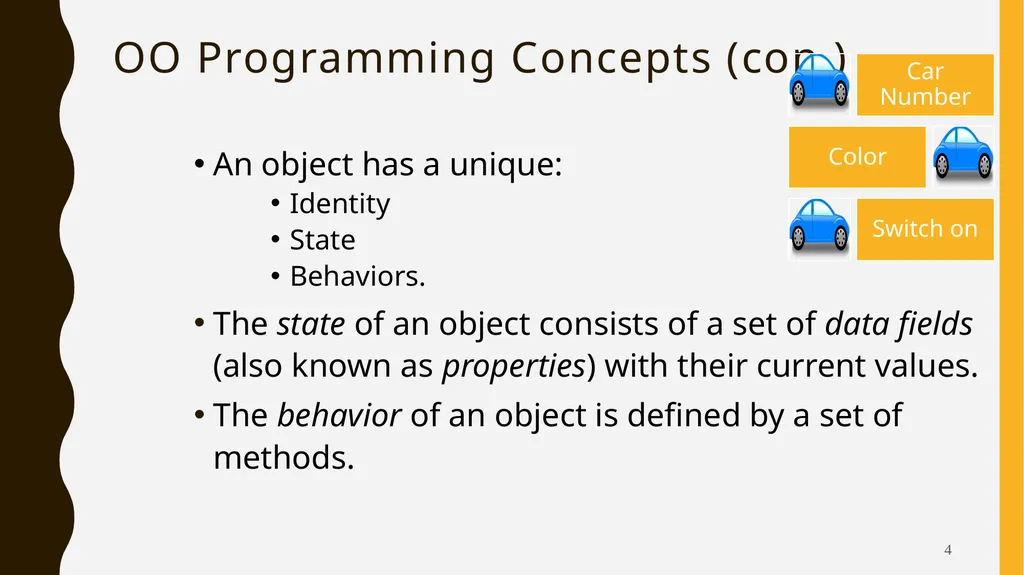 Introduction To Objects Oriented Programming - slide 4 of 53
