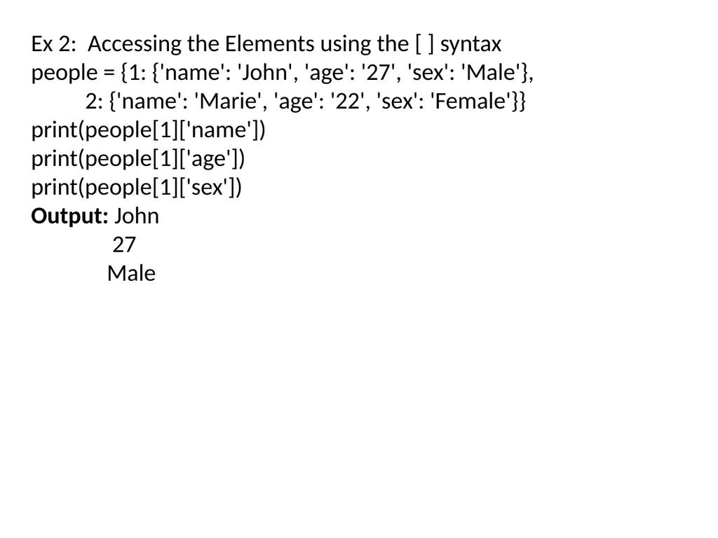 Dictionaries A dictionary is mutable and is - slide 31 of 31