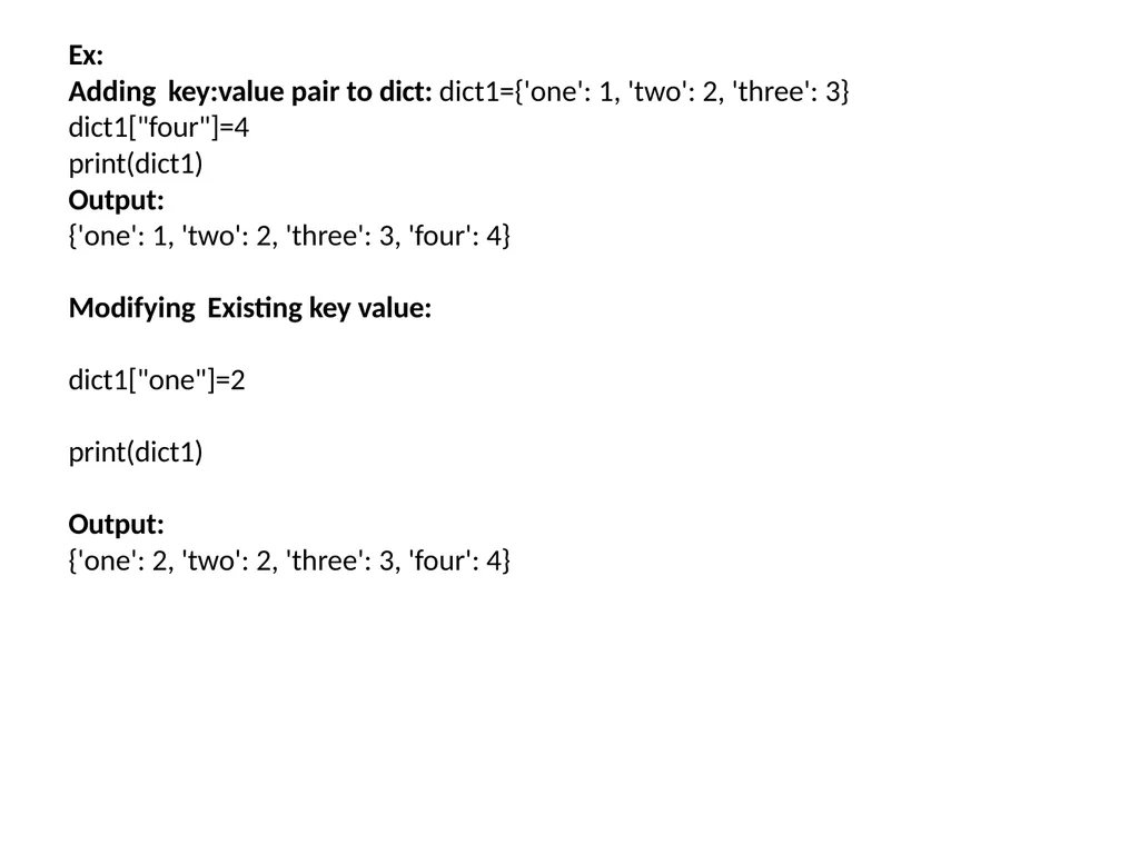 Dictionaries A dictionary is mutable and is - slide 8 of 31