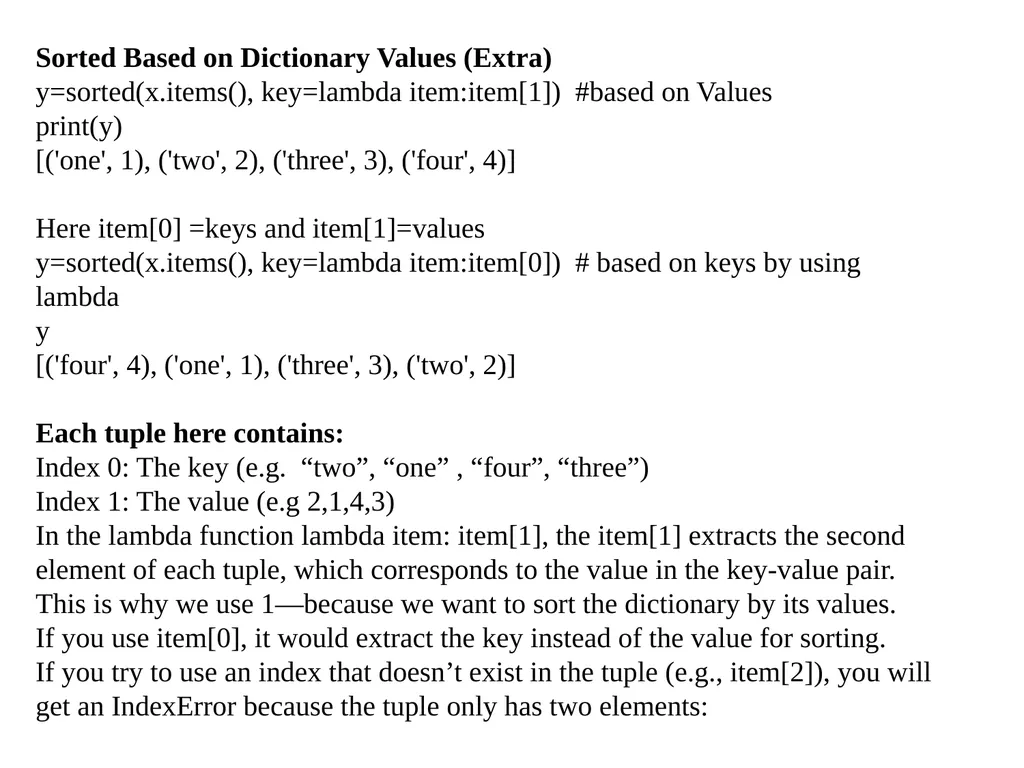 Dictionaries A dictionary is mutable and is - slide 13 of 31