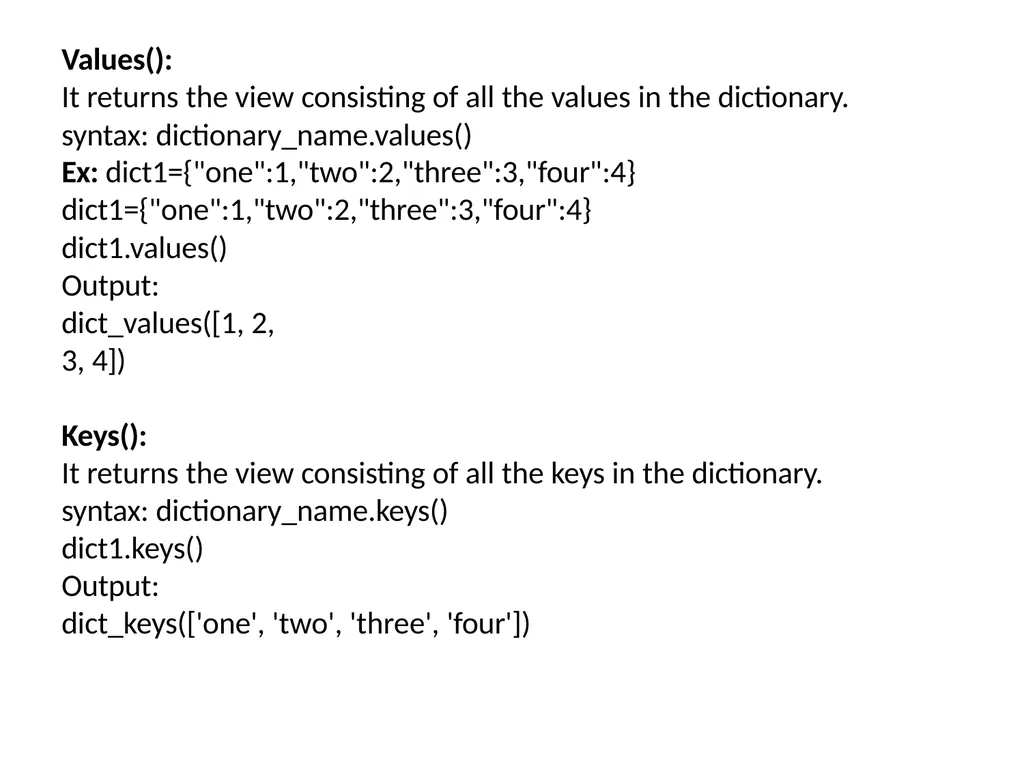 Dictionaries A dictionary is mutable and is - slide 22 of 31