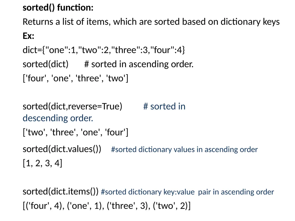 Dictionaries A dictionary is mutable and is - slide 12 of 31