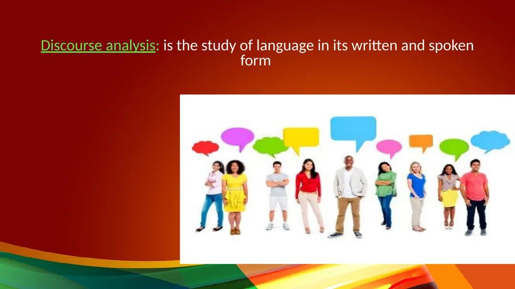 Differences between written and spoken discourse - slide 2 of 10