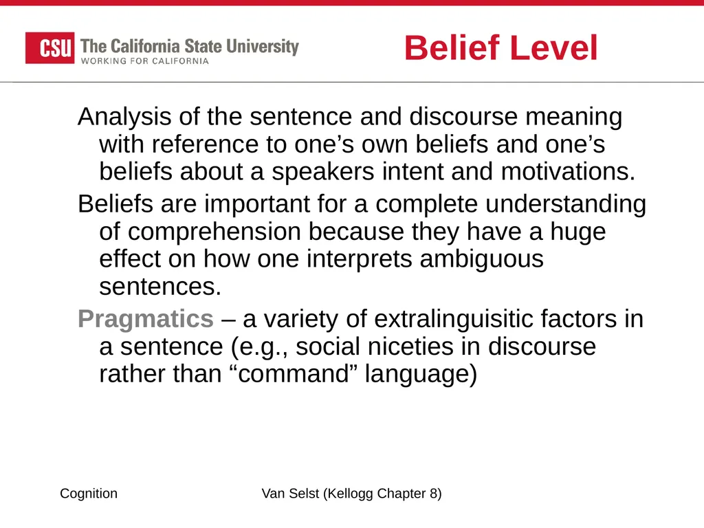 COGNITION Chapter 8: Language Fundamentals of - slide 25 of 38