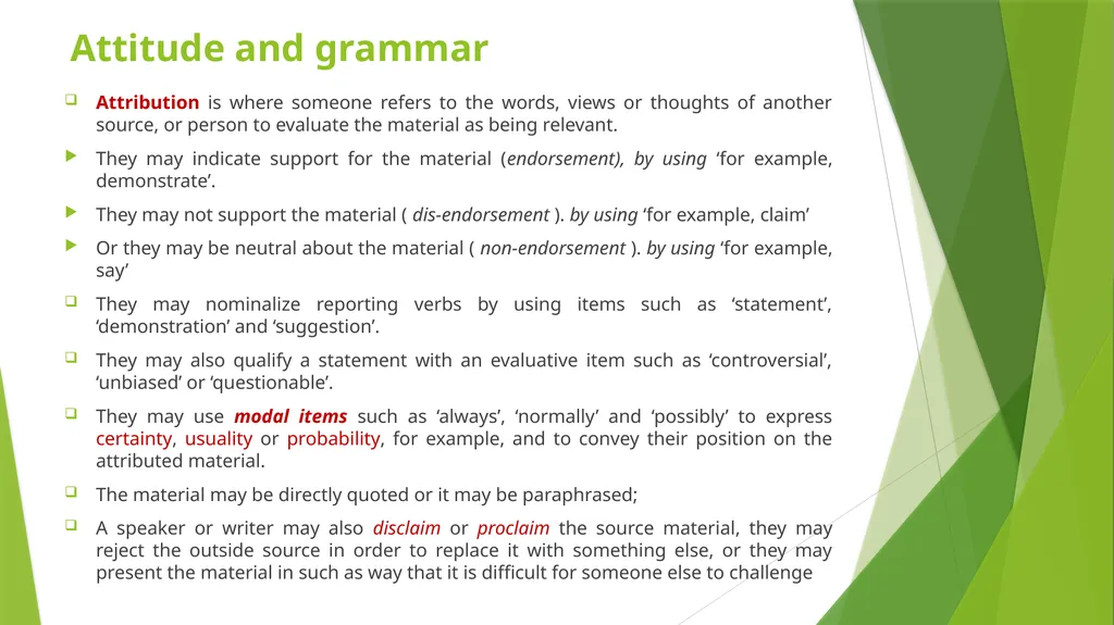 Discourse Grammar By: Asmaa Muwafaq Ahmed - slide 25 of 38
