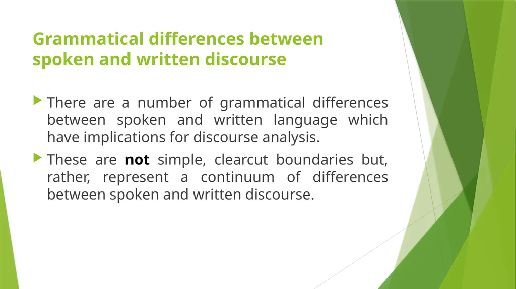 Discourse Grammar By: Asmaa Muwafaq Ahmed - slide 27 of 38