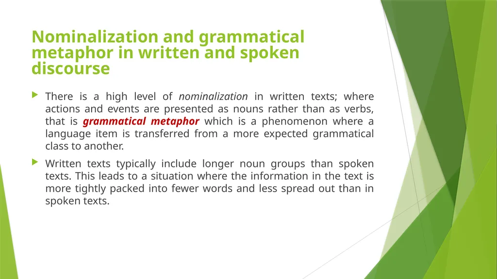Discourse Grammar By: Asmaa Muwafaq Ahmed - slide 32 of 38