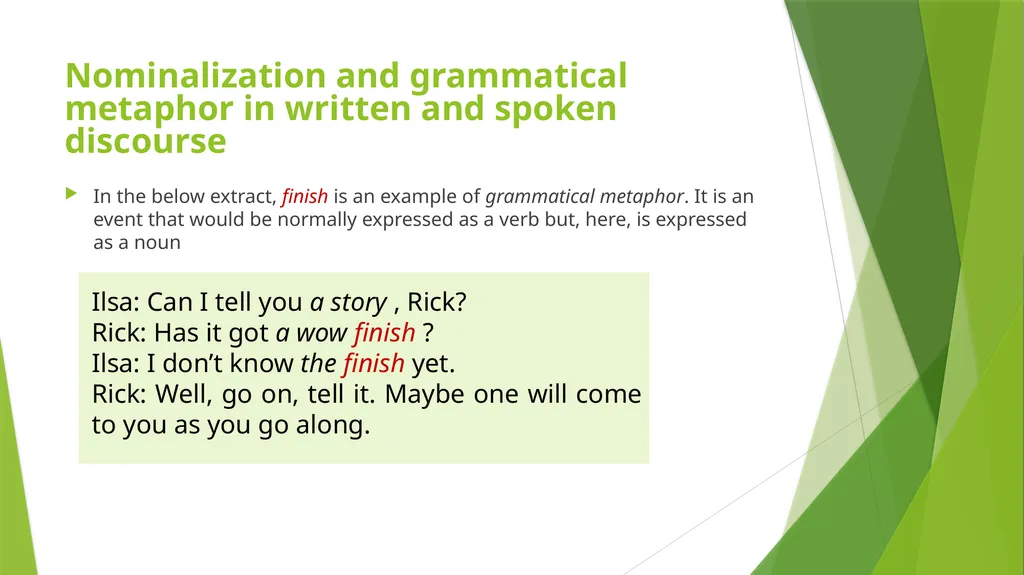 Discourse Grammar By: Asmaa Muwafaq Ahmed - slide 34 of 38