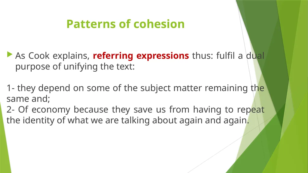 Discourse Grammar By: Asmaa Muwafaq Ahmed - slide 8 of 38
