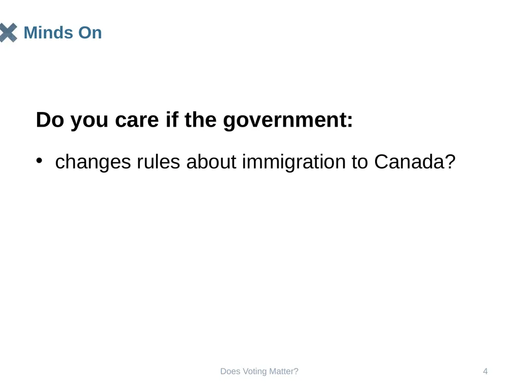 Does Voting Matter? Does Voting Matter? 2 Does - slide 4 of 33