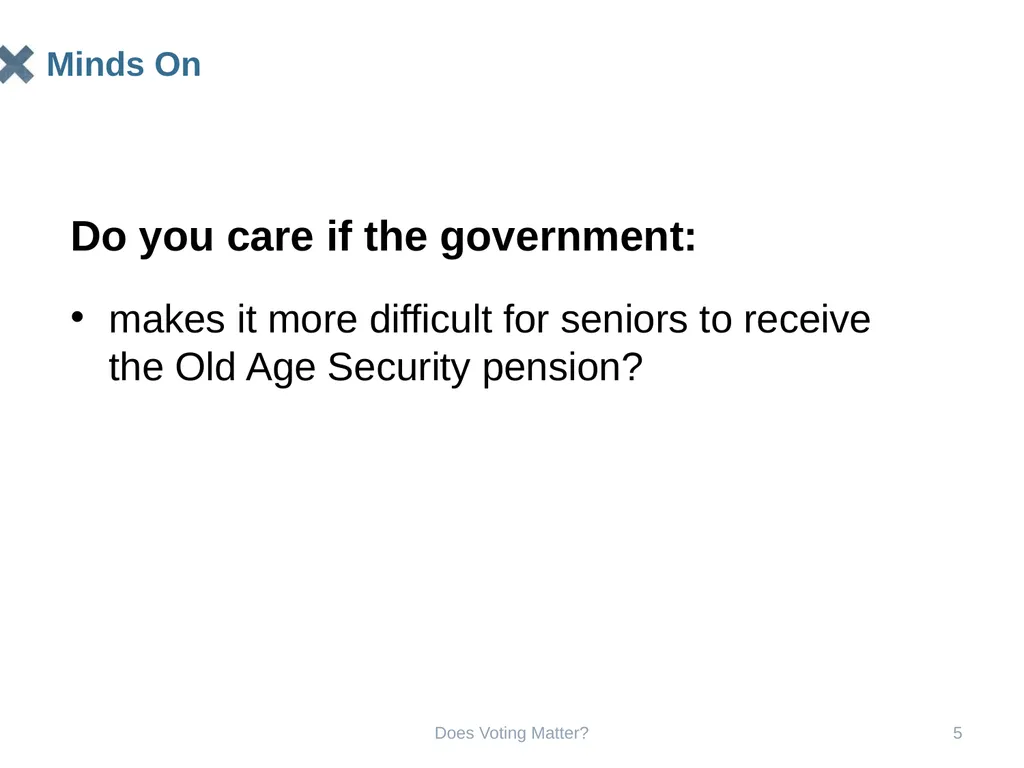 Does Voting Matter? Does Voting Matter? 2 Does - slide 5 of 33