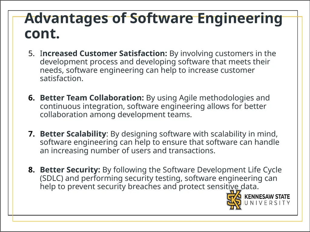 CSE1300 Introduction to Software Engineering What - slide 23 of 26
