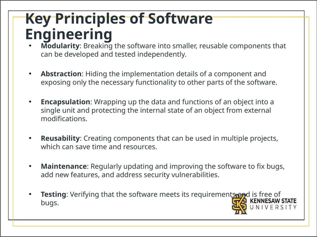 CSE1300 Introduction to Software Engineering What - slide 4 of 26