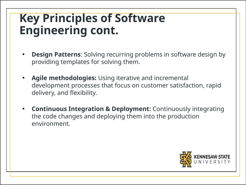 CSE1300 Introduction to Software Engineering What - slide 5 of 26